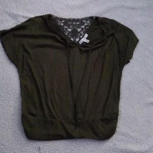 Army Green Blouse
